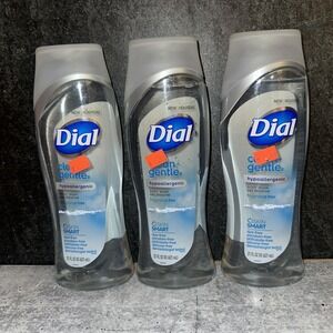 Lot Of 3 Dial Clean + Gentle JUMBO 21oz Hypoallergenic Fragrance Free Bodywash!